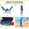 Folding Camping Cot with Side Pocket Detachable Headrest