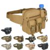 Military Style Waist Bag With Water Bottle Holder