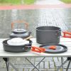 2-3 Person Camping Non Stick Pot / Teapot set incl. tableware