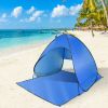 Pop Up Sun Shade Shelter Anti-UV Automatic Waterproof Tent