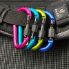 Aluminum D-Ring Locking Carabiner NOT for Climbing