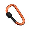 Aluminum D-Ring Locking Carabiner NOT for Climbing