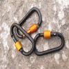 Aluminum D-Ring Locking Carabiner NOT for Climbing