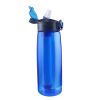 Portable Water Filter Bottle BPA Free, Purifier with Filter Straw